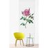 Picture Photo Wallpaper Panel Non-Woven Rose Structure grey 1