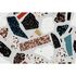 Image Photo Wallpaper Non-Woven Pop Art Terrazzo grey orange 2