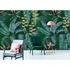 Picture Photo Wallpaper Non-Woven Tropic Leaves green yellow 1