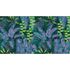 Image Photo Wallpaper Non-Woven Tropic Leaves violet blue 2