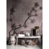 Picture Photo Wallpaper Non-Woven Branches Pixel pink grey 1