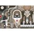 Image Photo Wallpaper Non-Woven Retro Music Instruments beige 2