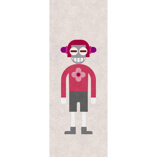 Image Photo Wallpaper Panel Non-Woven Girl pink purple