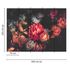 Photo Wallpaper Flowers Roses Floral orange red black 3