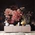 Photo Wallpaper Blossoms Flowers Floral pink green black 2