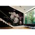 Room Image Photo Wallpaper Flowers Blossoms Floral white pink black 1