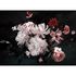 Photo Wallpaper Flowers Blossoms Floral white red black 2