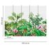 Photo Wallpaper Stone Wall Plants green grey-white 3
