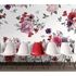 Room Image Photo Wallpaper Flowers Bouquet white pink purple 1
