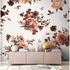 Room Image Photo Wallpaper Flowers Bouquet white red cream 1