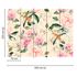 Picture Photo Wallpaper Roses Birds Leaves beige green pink 3