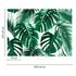 Photo Wallpaper Leaves Palms green white Designwalls 3