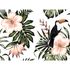 Image Photo Wallpaper Toucan Flowers Leaves green pink white 2