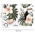 Picture Photo Wallpaper Toucan Flowers Leaves green pink white 3