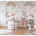 Room Image Photo Wallpaper Flamingos Leaves apricot white 1