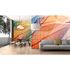 Room Image Photo Wallpaper Leaves Light Autumn orange yellow 1