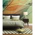 Room Image Photo Wallpaper Leaves Light Autumn orange green 1