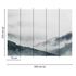 Picture Photo Wallpaper Mountains Fog Birds grey blue black 3