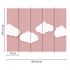Picture Photo Wallpaper Clouds Mobile Kids pink white 3