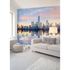 Room Image Photo Wallpaper Skyline New York blue yellow grey 1