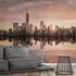 Photo Wallpaper Skyline New York grey brown yellow 1