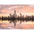 Photo Wallpaper Skyline New York grey brown yellow 2