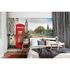 Room Image Photo Wallpaper Telephone Box London Big Ben red brown 1