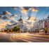 Picture Photo Wallpaper Gran Via Madrid Street blue yellow grey 2