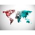 Image Photo Wallpaper World Map Graphic white blue red 2