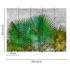 Picture Photo Wallpaper Leaves Agaves Plaster green grey 3