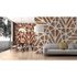 Photo Wallpaper 3D Design Wood white brown Designwalls 1