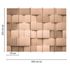 Picture Photo Wallpaper 3D Metal Plates brown Designwalls 3