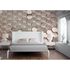 Photo Wallpaper 3D Hexagon Honeycombs silver brown 1