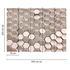 Photo Wallpaper 3D Hexagon Honeycombs silver brown 3