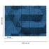 Photo Wallpaper 3D Stones Concrete Triangles blue 3