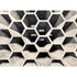 Photo Wallpaper 3D Honeycombs Tubes Concrete light grey 2
