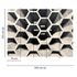 Photo Wallpaper 3D Honeycombs Tubes Concrete light grey 3