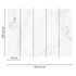 Picture Photo Wallpaper Marble Design Stone white grey 3