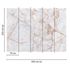 Picture Photo Wallpaper Marble Design Stone grey brown 3