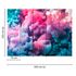 Picture Photo Wallpaper Smoke Aquarell red blue Designwalls 3