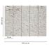 Photo Wallpaper Brick Wall white-grey brown Designwalls 3