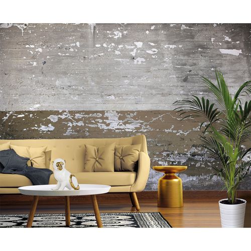 Room Image Photo Wallpaper Wall Plaster grey brown Designwalls