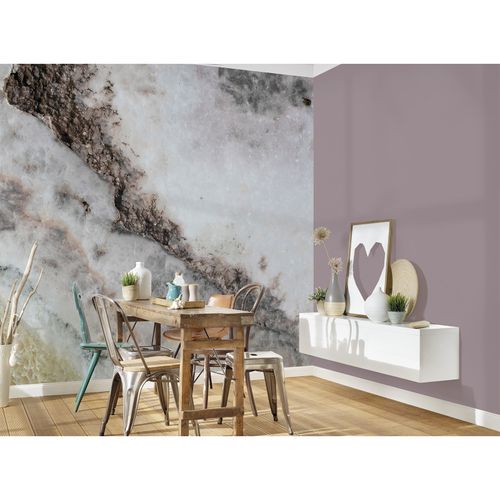 Room Image Photo Wallpaper Marble Quartz Stone grey brown