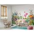 Room Image Photo Wallpaper Flowers Butterfly Floral green colourful 1