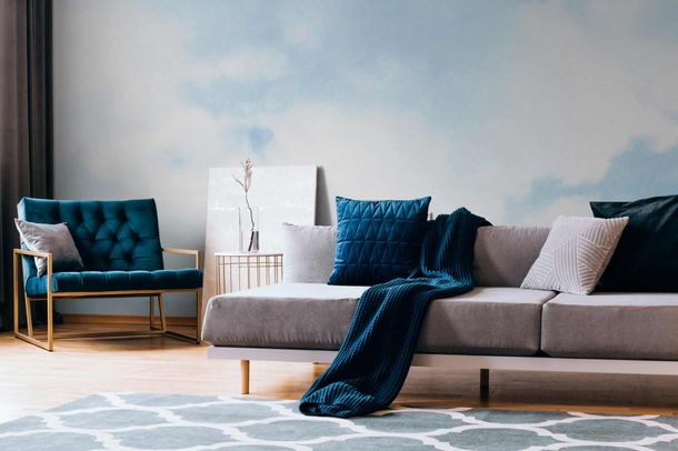 Picture Photo Wallpaper Heaven Clouds blue white 38228-1