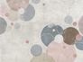 Image Photo Wallpaper Circles Dots Bubbles grey blue 38307-1 2