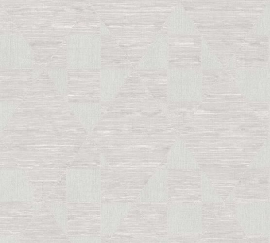 Image Non-Woven Wallpaper Graphic Trapeze cream Gloss 38196-6