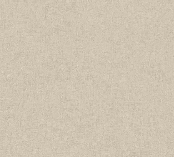 Image Non-Woven Wallpaper Plain cream-beige Glitter 38197-1