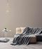 Room Picture Non-Woven Wallpaper Plain greige Glitter 38197-6 5