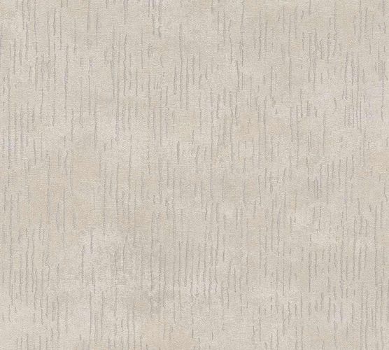 Image Non-Woven Wallpaper Strokes beige silver Glitter 38199-1